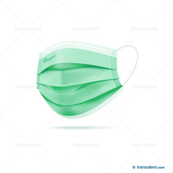 ماسک سه لایه اکسیژن سبز
