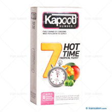 کاندوم کاپوت مدل ۷ Hot Time بسته ۱۲ عددی