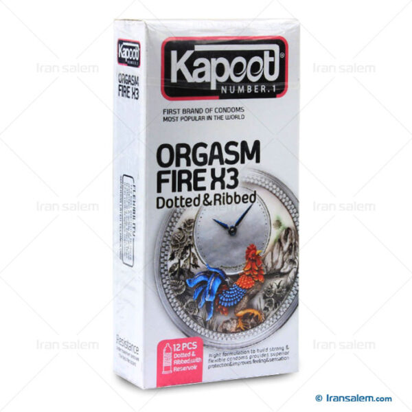 کاندوم کاپوت مدل Orgasm Fire X3