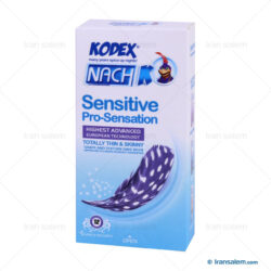 کاندوم کدکس مدل Sensitive Pro Sensation بسته 12 عددی