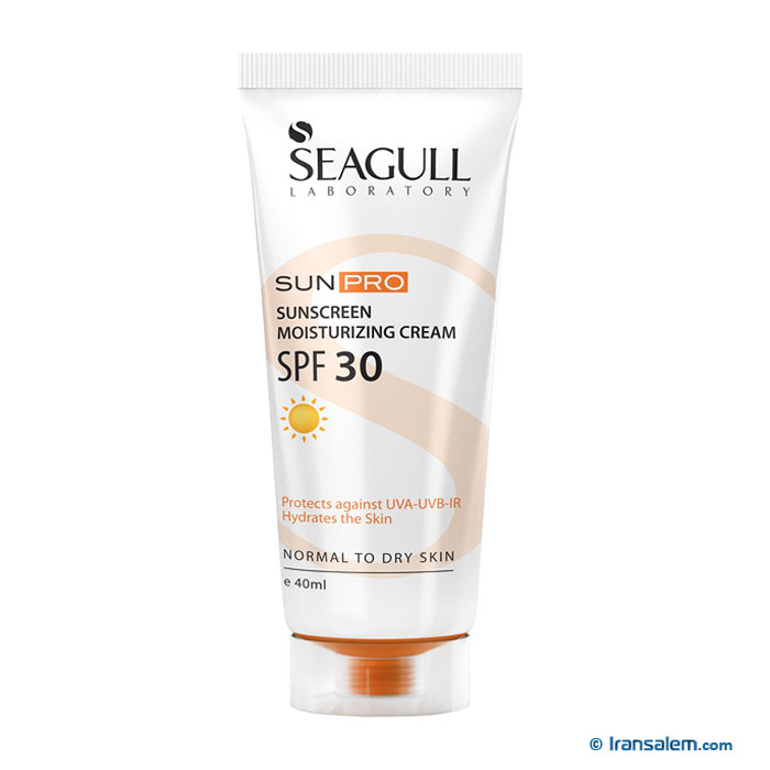 کرم ضد آفتاب SPF 30 مرطوب کننده سی گل (40 میلی‌لیتر)
