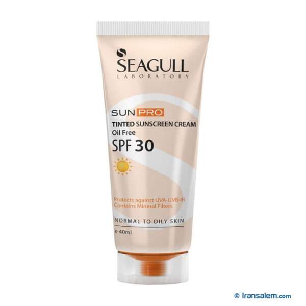 کرم ضد آفتاب SPF 30 رنگی سی گل