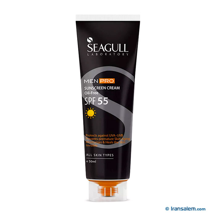 کرم ضد آفتاب SPF 55 سی گل آقایان (50 میلی‌لیتر)